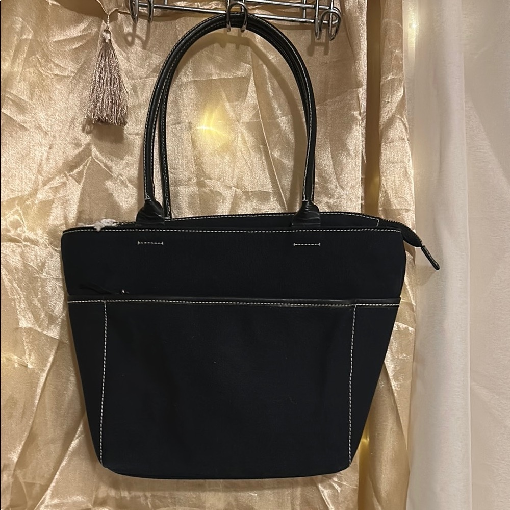 Tommy Hilfiger 100% cotton Black Tote Bag